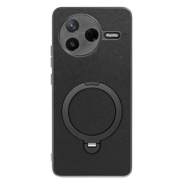 [ LOOF CASUAL MAG-RING Series ] POCO F7 Pro Xiaomi シャオミ スマホケース 背面 ケース カバー ハードケース マグネット内蔵の薄型多機能リング付 スタンド [ POCO F7 Pro ]