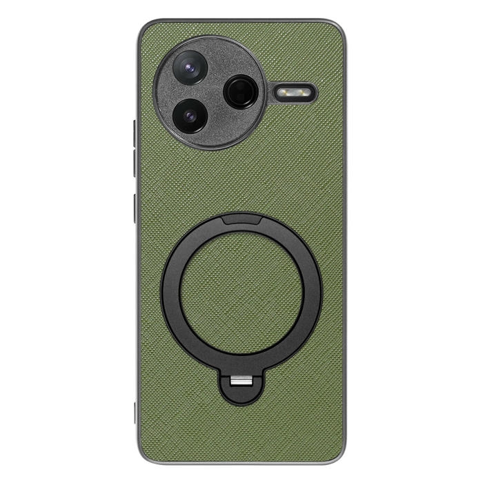 [ LOOF CASUAL MAG-RING Series ] POCO F7 Pro Xiaomi シャオミ スマホケース 背面 ケース カバー ハードケース マグネット内蔵の薄型多機能リング付 スタンド [ POCO F7 Pro ]
