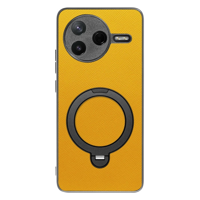 [ LOOF CASUAL MAG-RING Series ] POCO F7 Pro Xiaomi シャオミ スマホケース 背面 ケース カバー ハードケース マグネット内蔵の薄型多機能リング付 スタンド [ POCO F7 Pro ]