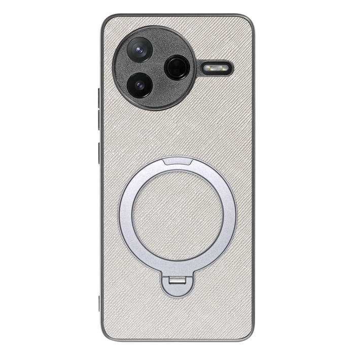 [ LOOF CASUAL MAG-RING Series ] POCO F7 Pro Xiaomi シャオミ スマホケース 背面 ケース カバー ハードケース マグネット内蔵の薄型多機能リング付 スタンド [ POCO F7 Pro ]