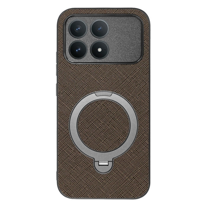 [ LOOF CASUAL MAG-RING Series ] POCO F8 Pro Xiaomi スマホケース 背面 ケース カバー ハードケース マグネット内蔵の薄型多機能リング付 スタンド [ POCO F8 Pro ]