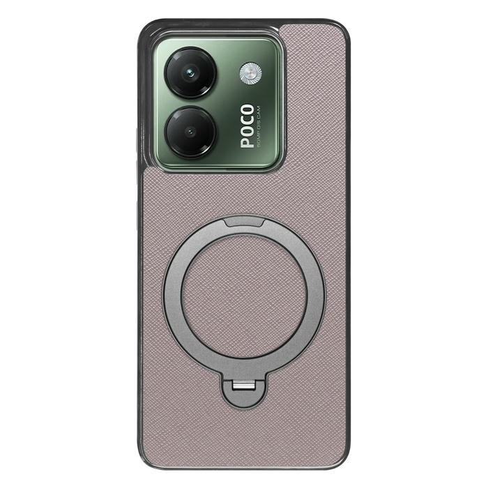 [ LOOF CASUAL MAG-RING Series ] POCO M7 Pro 5G Xiaomi シャオミ スマホケース 背面 ケース カバー ハードケース マグネット内蔵の薄型多機能リング付 スタンド [ POCO M7 Pro 5G ]
