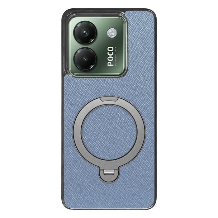 [ LOOF CASUAL MAG-RING Series ] POCO M7 Pro 5G Xiaomi シャオミ スマホケース 背面 ケース カバー ハードケース マグネット内蔵の薄型多機能リング付 スタンド [ POCO M7 Pro 5G ]