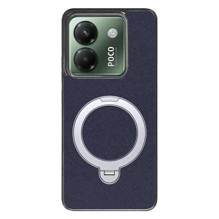[ LOOF CASUAL MAG-RING Series ] POCO M7 Pro 5G Xiaomi シャオミ スマホケース 背面 ケース カバー ハードケース マグネット内蔵の薄型多機能リング付 スタンド [ POCO M7 Pro 5G ]
