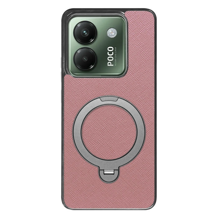 [ LOOF CASUAL MAG-RING Series ] POCO M7 Pro 5G Xiaomi シャオミ スマホケース 背面 ケース カバー ハードケース マグネット内蔵の薄型多機能リング付 スタンド [ POCO M7 Pro 5G ]