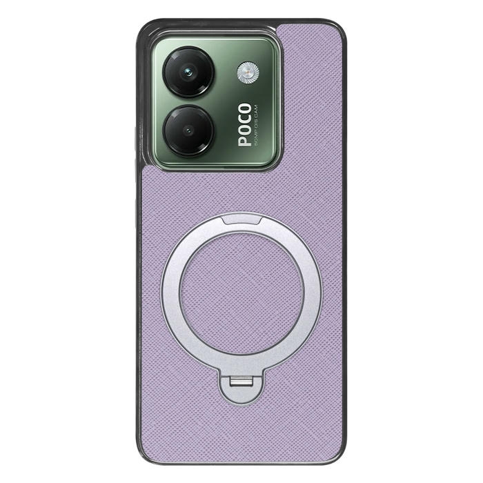 [ LOOF CASUAL MAG-RING Series ] POCO M7 Pro 5G Xiaomi シャオミ スマホケース 背面 ケース カバー ハードケース マグネット内蔵の薄型多機能リング付 スタンド [ POCO M7 Pro 5G ]