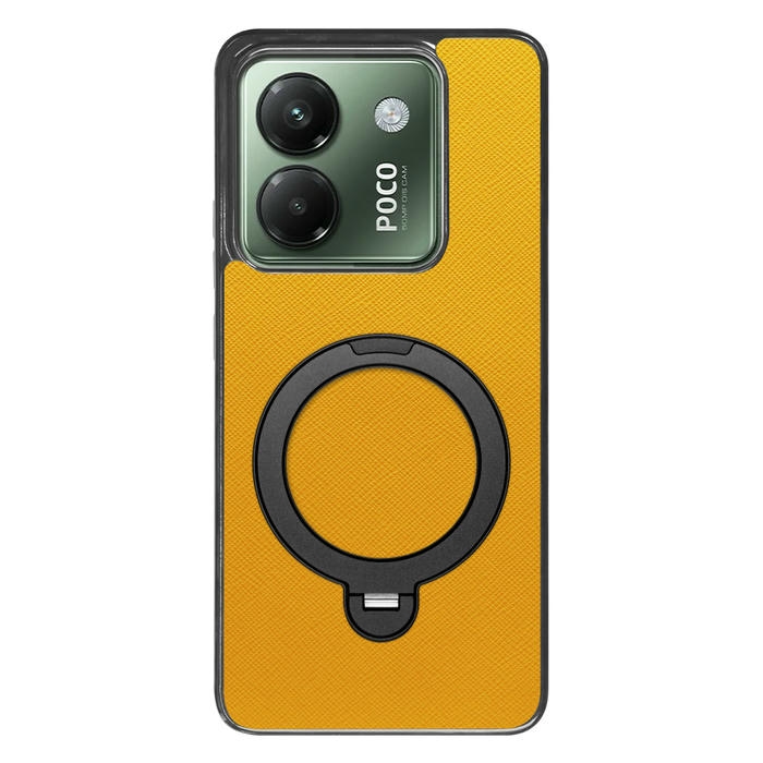 [ LOOF CASUAL MAG-RING Series ] POCO M7 Pro 5G Xiaomi シャオミ スマホケース 背面 ケース カバー ハードケース マグネット内蔵の薄型多機能リング付 スタンド [ POCO M7 Pro 5G ]