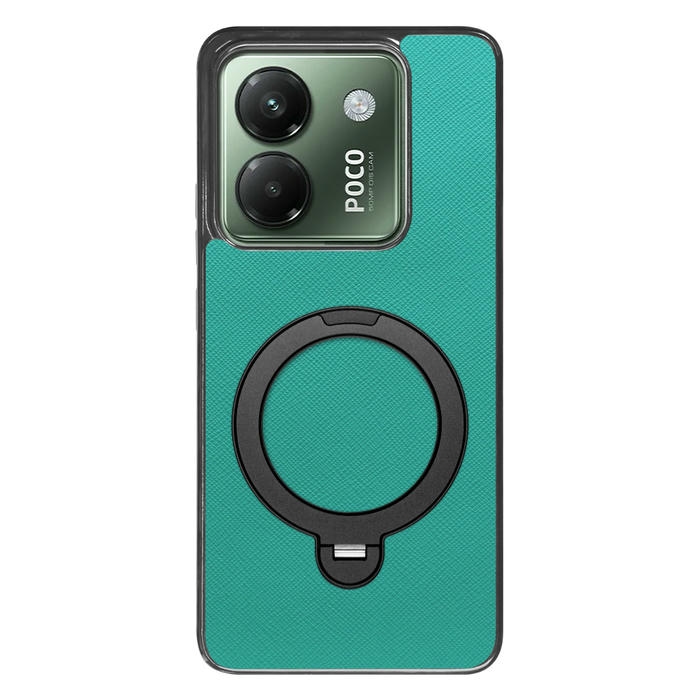 [ LOOF CASUAL MAG-RING Series ] POCO M7 Pro 5G Xiaomi シャオミ スマホケース 背面 ケース カバー ハードケース マグネット内蔵の薄型多機能リング付 スタンド [ POCO M7 Pro 5G ]