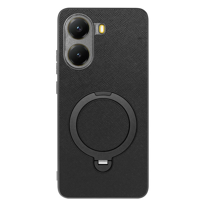 [ LOOF CASUAL MAG-RING Series ] POCO X7 Pro Xiaomi スマホケース 背面 ケース カバー ハードケース マグネット内蔵の薄型多機能リング付 スタンド [ POCO X7 Pro ]