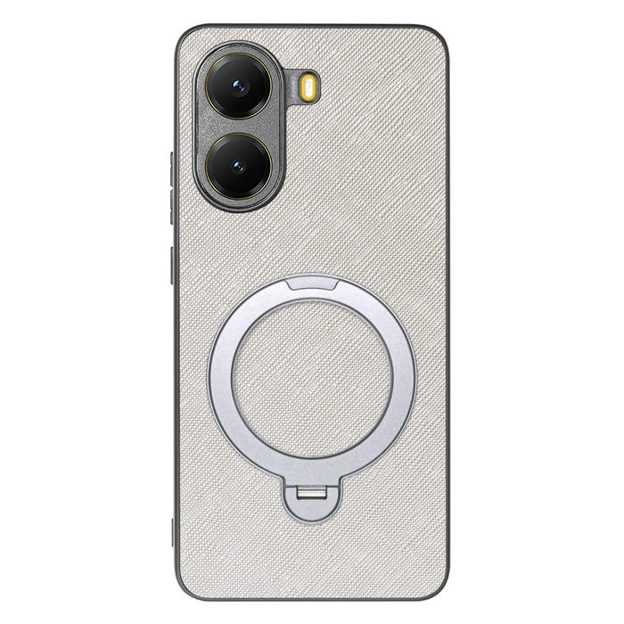[ LOOF CASUAL MAG-RING Series ] POCO X7 Pro Xiaomi スマホケース 背面 ケース カバー ハードケース マグネット内蔵の薄型多機能リング付 スタンド [ POCO X7 Pro ]