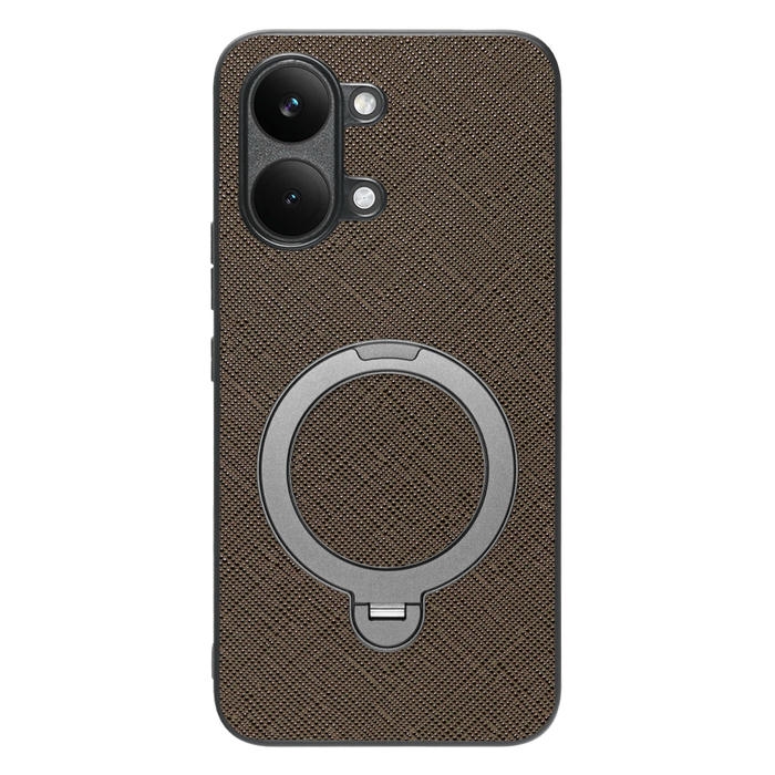 [ LOOF CASUAL MAG-RING Series ] POCO X8 Pro Max Xiaomi シャオミ スマホケース 背面 ケース カバー ハードケース マグネット内蔵の薄型多機能リング付 スタンド [ POCO X8 Pro Max ]