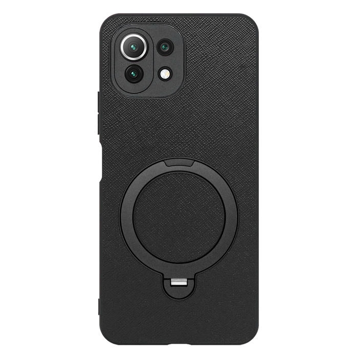 [ LOOF CASUAL MAG-RING Series ] Xiaomi Mi 11 Lite 5G mi11lite5g 11lite スマホケース 背面 ケース カバー ハードケース マグネット内蔵の薄型多機能リング付 スタンド [ Mi 11 Lite 5G ]
