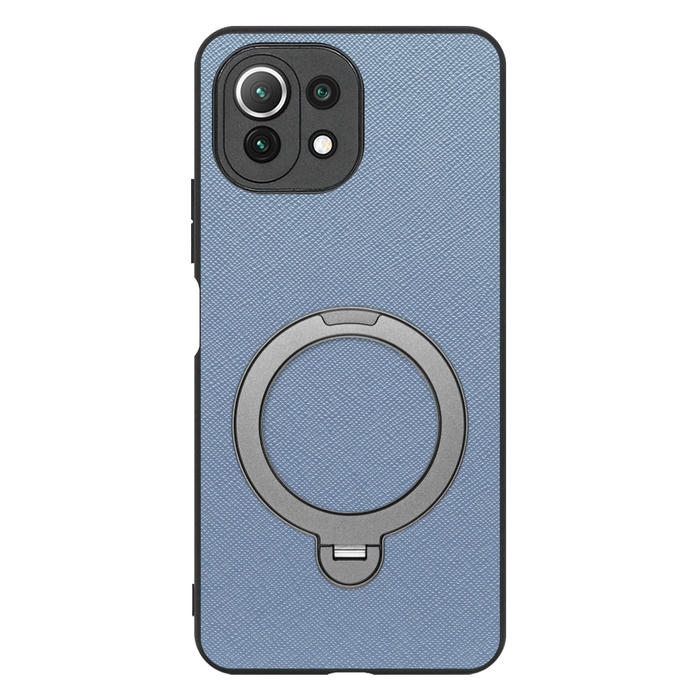 [ LOOF CASUAL MAG-RING Series ] Xiaomi Mi 11 Lite 5G mi11lite5g 11lite スマホケース 背面 ケース カバー ハードケース マグネット内蔵の薄型多機能リング付 スタンド [ Mi 11 Lite 5G ]