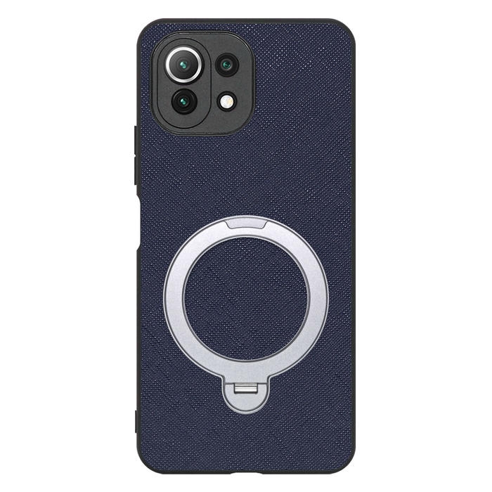 [ LOOF CASUAL MAG-RING Series ] Xiaomi Mi 11 Lite 5G mi11lite5g 11lite スマホケース 背面 ケース カバー ハードケース マグネット内蔵の薄型多機能リング付 スタンド [ Mi 11 Lite 5G ]