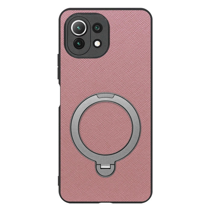 [ LOOF CASUAL MAG-RING Series ] Xiaomi Mi 11 Lite 5G mi11lite5g 11lite スマホケース 背面 ケース カバー ハードケース マグネット内蔵の薄型多機能リング付 スタンド [ Mi 11 Lite 5G ]