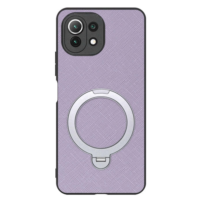 [ LOOF CASUAL MAG-RING Series ] Xiaomi Mi 11 Lite 5G mi11lite5g 11lite スマホケース 背面 ケース カバー ハードケース マグネット内蔵の薄型多機能リング付 スタンド [ Mi 11 Lite 5G ]