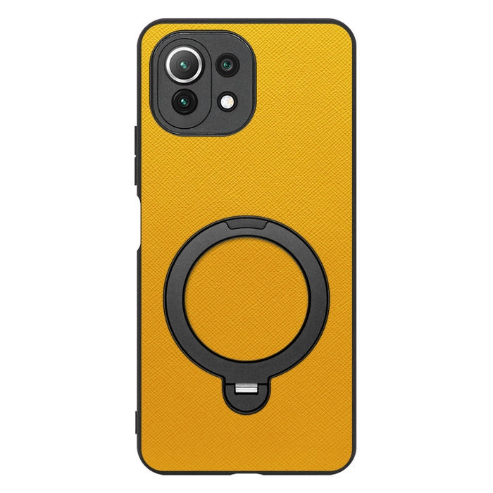 [ LOOF CASUAL MAG-RING Series ] Xiaomi Mi 11 Lite 5G mi11lite5g 11lite スマホケース 背面 ケース カバー ハードケース マグネット内蔵の薄型多機能リング付 スタンド [ Mi 11 Lite 5G ]