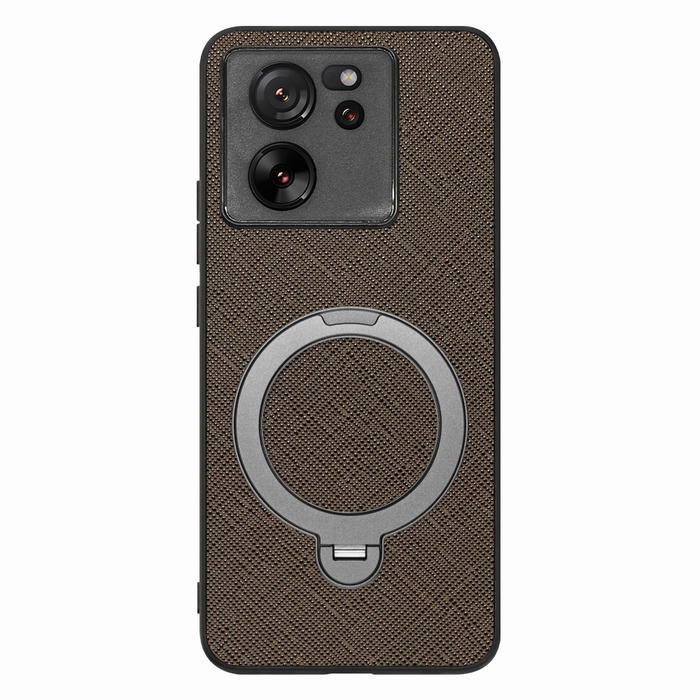 [ LOOF CASUAL MAG-RING Series ] Xiaomi 13T / 13T Pro XIG04 13 T 13TPro スマホケース 背面 ケース カバー ハードケース マグネット内蔵の薄型多機能リング付 スタンド [ Xiaomi 13T / 13T Pro ]