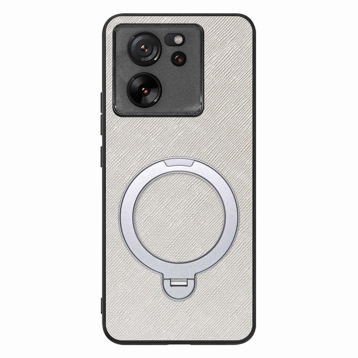 [ LOOF CASUAL MAG-RING Series ] Xiaomi 13T / 13T Pro XIG04 13 T 13TPro スマホケース 背面 ケース カバー ハードケース マグネット内蔵の薄型多機能リング付 スタンド [ Xiaomi 13T / 13T Pro ]