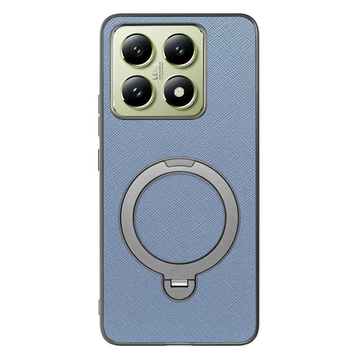 [ LOOF CASUAL MAG-RING Series ] Xiaomi 14T XIG06 スマホケース 背面 ケース カバー ハードケース マグネット内蔵の薄型多機能リング付 スタンド [ Xiaomi 14T ]