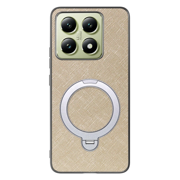 [ LOOF CASUAL MAG-RING Series ] Xiaomi 14T XIG06 スマホケース 背面 ケース カバー ハードケース マグネット内蔵の薄型多機能リング付 スタンド [ Xiaomi 14T ]