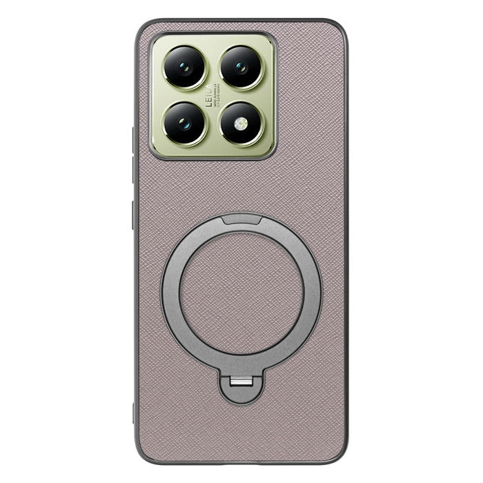[ LOOF CASUAL MAG-RING Series ] Xiaomi 14T XIG06 スマホケース 背面 ケース カバー ハードケース マグネット内蔵の薄型多機能リング付 スタンド [ Xiaomi 14T ]