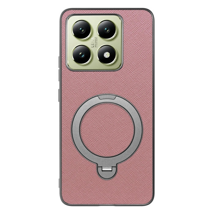 [ LOOF CASUAL MAG-RING Series ] Xiaomi 14T XIG06 スマホケース 背面 ケース カバー ハードケース マグネット内蔵の薄型多機能リング付 スタンド [ Xiaomi 14T ]