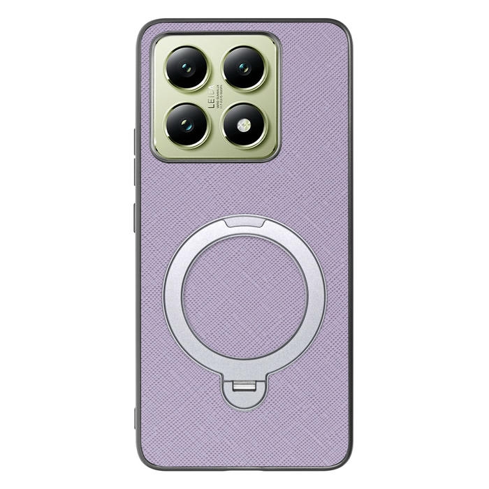 [ LOOF CASUAL MAG-RING Series ] Xiaomi 14T XIG06 スマホケース 背面 ケース カバー ハードケース マグネット内蔵の薄型多機能リング付 スタンド [ Xiaomi 14T ]