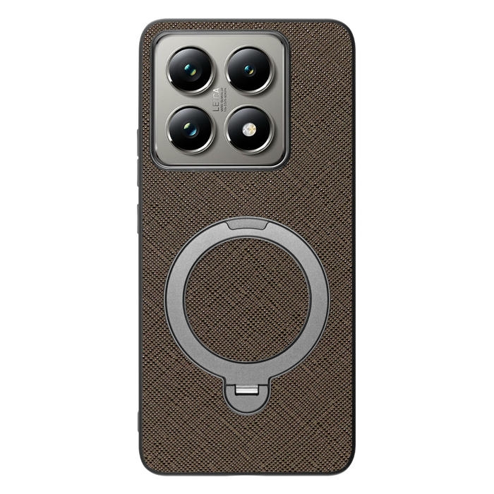 [ LOOF CASUAL MAG-RING Series ] Xiaomi 14T Pro  14TPro スマホケース 背面 ケース カバー ハードケース マグネット内蔵の薄型多機能リング付 スタンド [ Xiaomi 14T Pro  ]