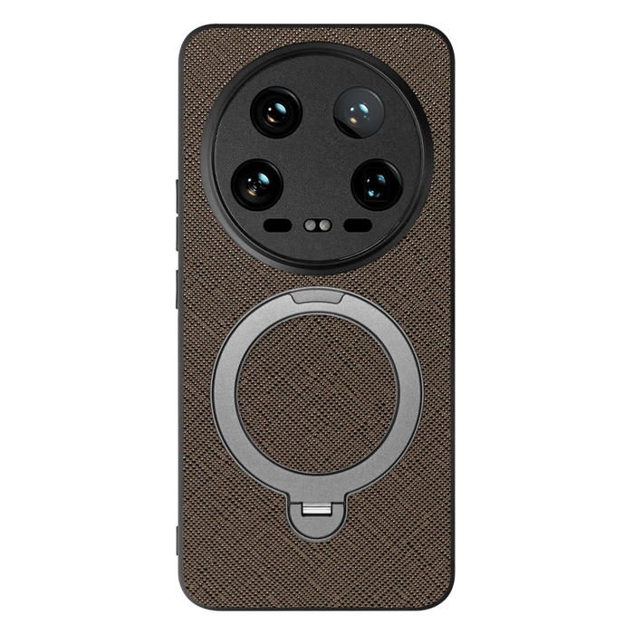 [ LOOF CASUAL MAG-RING Series ] Xiaomi 14 Ultra  スマホケース 背面 ケース カバー ハードケース マグネット内蔵の薄型多機能リング付 スタンド [ Xiaomi 14 Ultra ]