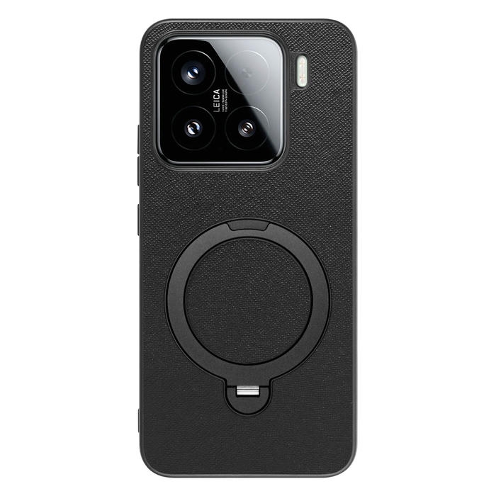 [ LOOF CASUAL MAG-RING Series ] Xiaomi 15 シャオミ スマホケース 背面 ケース カバー ハードケース マグネット内蔵の薄型多機能リング付 スタンド [ Xiaomi 15 ]