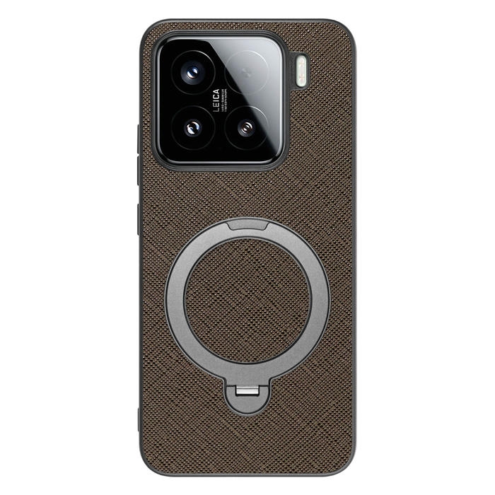 [ LOOF CASUAL MAG-RING Series ] Xiaomi 15 シャオミ スマホケース 背面 ケース カバー ハードケース マグネット内蔵の薄型多機能リング付 スタンド [ Xiaomi 15 ]