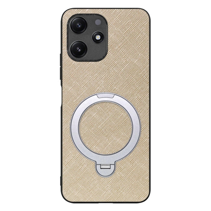 [ LOOF CASUAL MAG-RING Series ] Xiaomi Redmi 12 5G XIG03 Redmi12 5G スマホケース 背面 ケース カバー ハードケース マグネット内蔵の薄型多機能リング付 スタンド [ Xiaomi Redmi 12 5G ]
