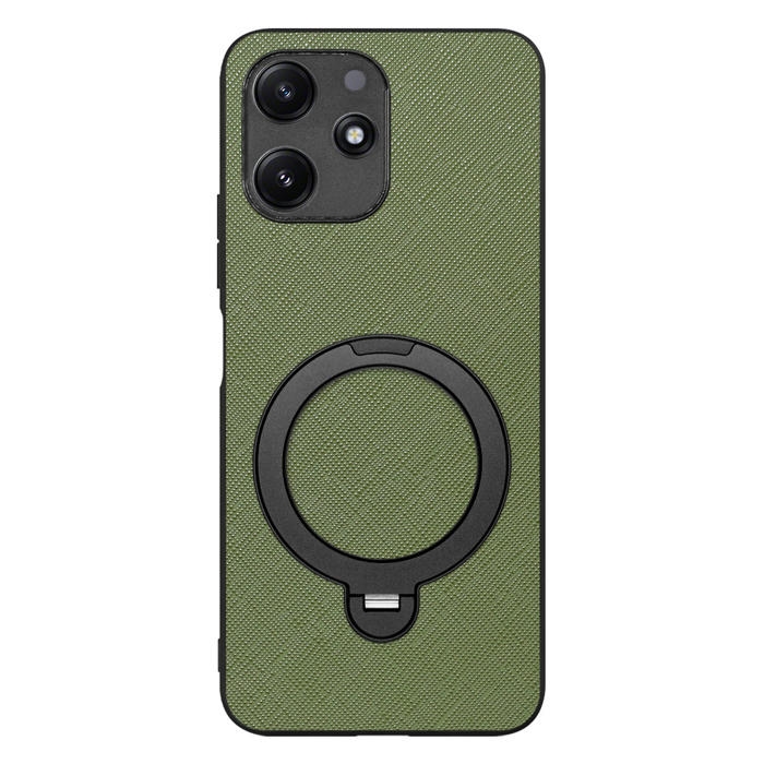 [ LOOF CASUAL MAG-RING Series ] Xiaomi Redmi 12 5G XIG03 Redmi12 5G スマホケース 背面 ケース カバー ハードケース マグネット内蔵の薄型多機能リング付 スタンド [ Xiaomi Redmi 12 5G ]