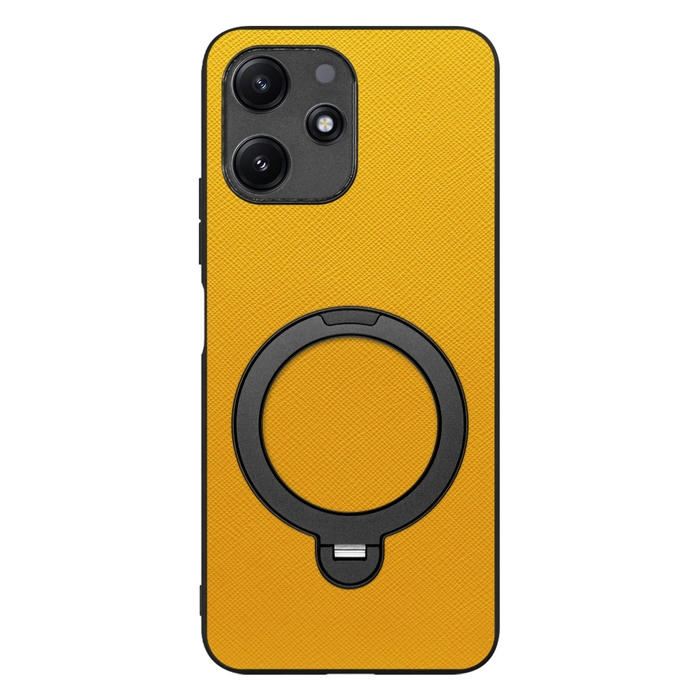 [ LOOF CASUAL MAG-RING Series ] Xiaomi Redmi 12 5G XIG03 Redmi12 5G スマホケース 背面 ケース カバー ハードケース マグネット内蔵の薄型多機能リング付 スタンド [ Xiaomi Redmi 12 5G ]