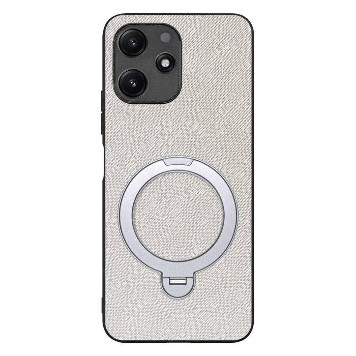 [ LOOF CASUAL MAG-RING Series ] Xiaomi Redmi 12 5G XIG03 Redmi12 5G スマホケース 背面 ケース カバー ハードケース マグネット内蔵の薄型多機能リング付 スタンド [ Xiaomi Redmi 12 5G ]