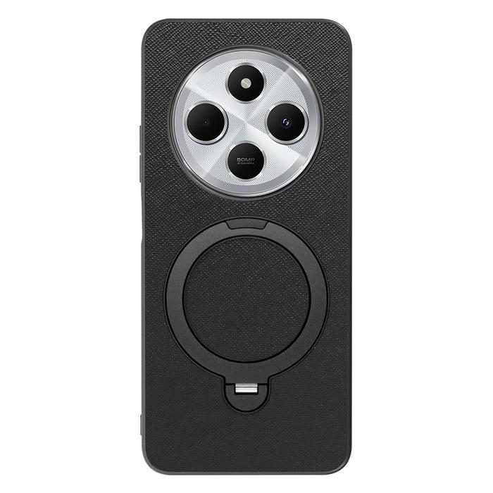[ LOOF CASUAL MAG-RING Series ] Xiaomi Redmi 14C 14C Redmi14C スマホケース 背面 ケース カバー ハードケース マグネット内蔵の薄型多機能リング付 スタンド [ Xiaomi Redmi 14C ]