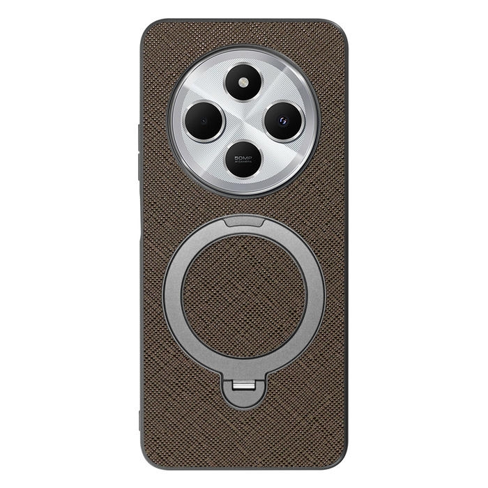 [ LOOF CASUAL MAG-RING Series ] Xiaomi Redmi 14C 14C Redmi14C スマホケース 背面 ケース カバー ハードケース マグネット内蔵の薄型多機能リング付 スタンド [ Xiaomi Redmi 14C ]
