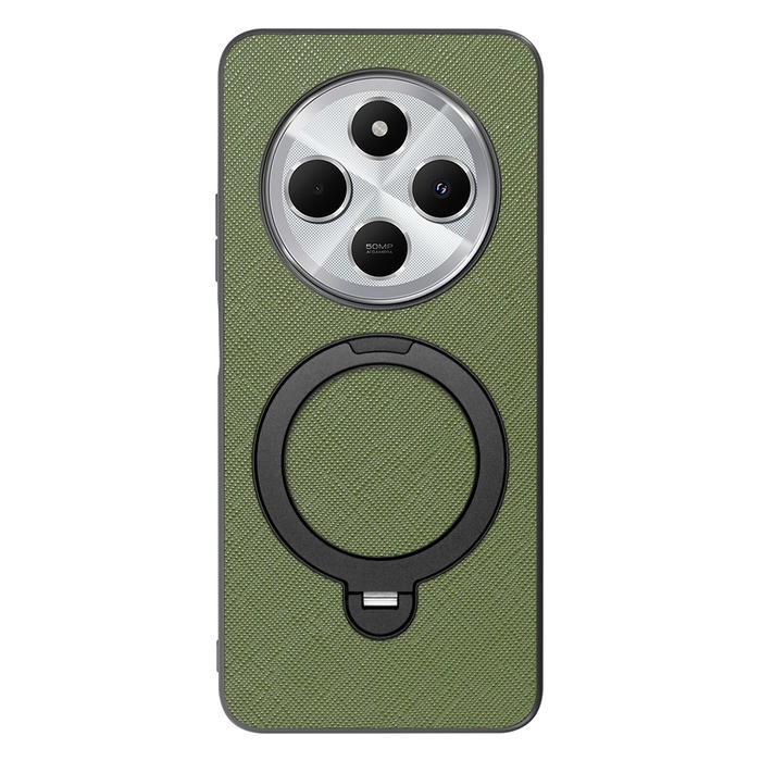 [ LOOF CASUAL MAG-RING Series ] Xiaomi Redmi 14C 14C Redmi14C スマホケース 背面 ケース カバー ハードケース マグネット内蔵の薄型多機能リング付 スタンド [ Xiaomi Redmi 14C ]