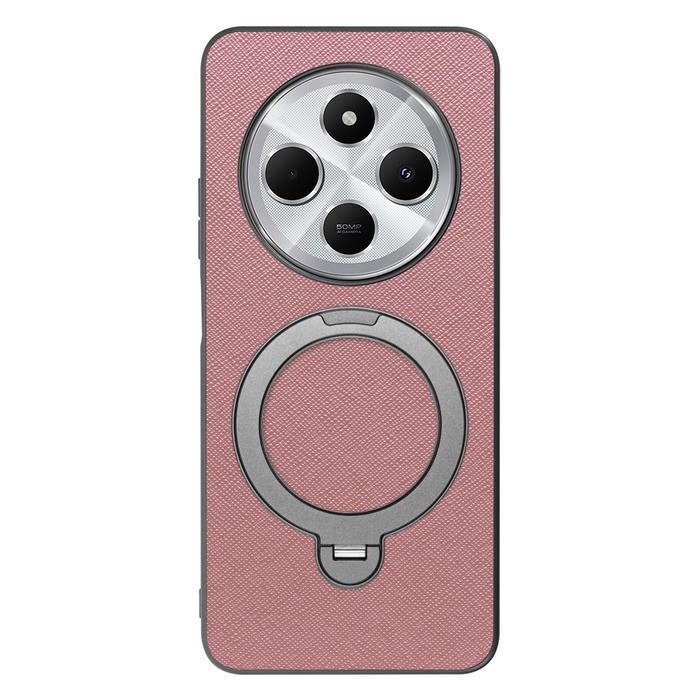 [ LOOF CASUAL MAG-RING Series ] Xiaomi Redmi 14C 14C Redmi14C スマホケース 背面 ケース カバー ハードケース マグネット内蔵の薄型多機能リング付 スタンド [ Xiaomi Redmi 14C ]