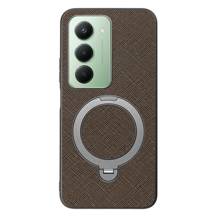 [ LOOF CASUAL MAG-RING Series ] Xiaomi REDMI 15 5G  スマホケース 背面 ケース カバー ハードケース マグネット内蔵の薄型多機能リング付 スタンド [ Xiaomi REDMI 15 5G ]