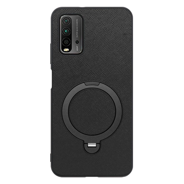 [ LOOF CASUAL MAG-RING Series ] Xiaomi Redmi 9T redmi9t スマホケース 背面 ケース カバー ハードケース マグネット内蔵の薄型多機能リング付 スタンド [ Redmi 9T ]