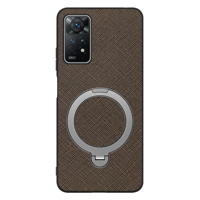 [ LOOF CASUAL MAG-RING Series ] Xiaomi Redmi Note 11 Pro 5G redminote11pro5g note11pro 11pro スマホケース 背面 ケース カバー ハードケース マグネット内蔵の薄型多機能リング付 スタンド [ Redmi Note 11 Pro 5G ]