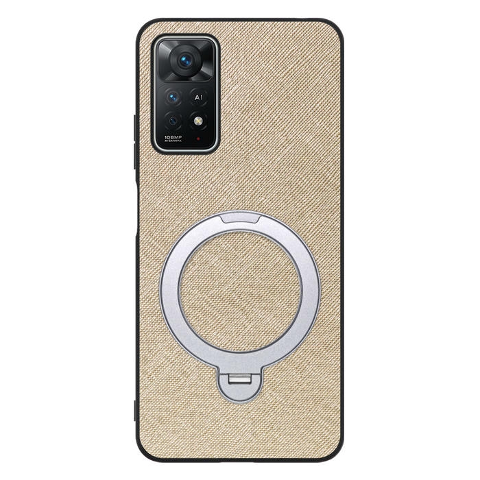 [ LOOF CASUAL MAG-RING Series ] Xiaomi Redmi Note 11 Pro 5G redminote11pro5g note11pro 11pro スマホケース 背面 ケース カバー ハードケース マグネット内蔵の薄型多機能リング付 スタンド [ Redmi Note 11 Pro 5G ]
