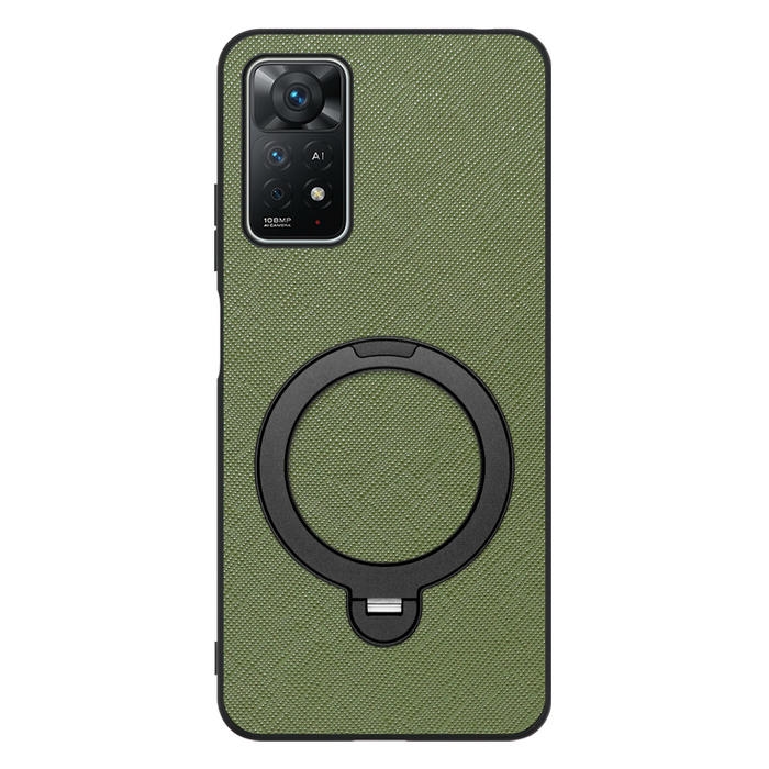 [ LOOF CASUAL MAG-RING Series ] Xiaomi Redmi Note 11 Pro 5G redminote11pro5g note11pro 11pro スマホケース 背面 ケース カバー ハードケース マグネット内蔵の薄型多機能リング付 スタンド [ Redmi Note 11 Pro 5G ]