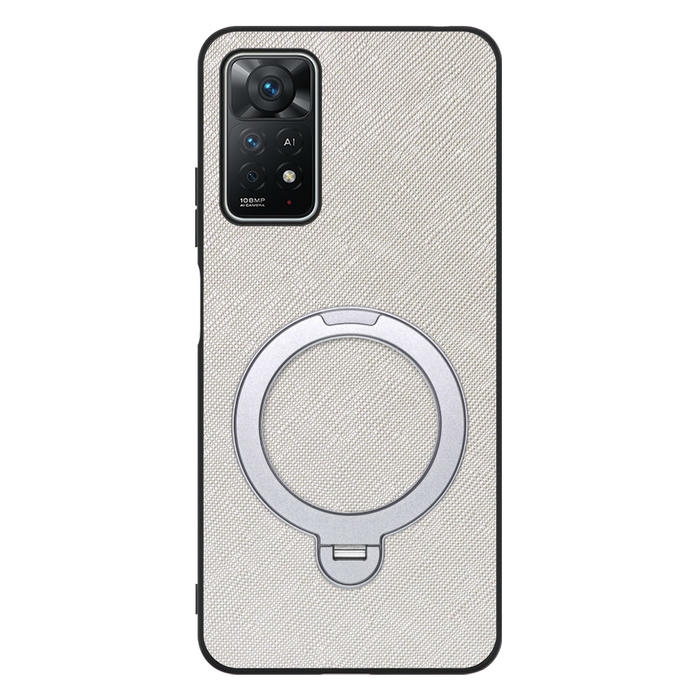 [ LOOF CASUAL MAG-RING Series ] Xiaomi Redmi Note 11 Pro 5G redminote11pro5g note11pro 11pro スマホケース 背面 ケース カバー ハードケース マグネット内蔵の薄型多機能リング付 スタンド [ Redmi Note 11 Pro 5G ]