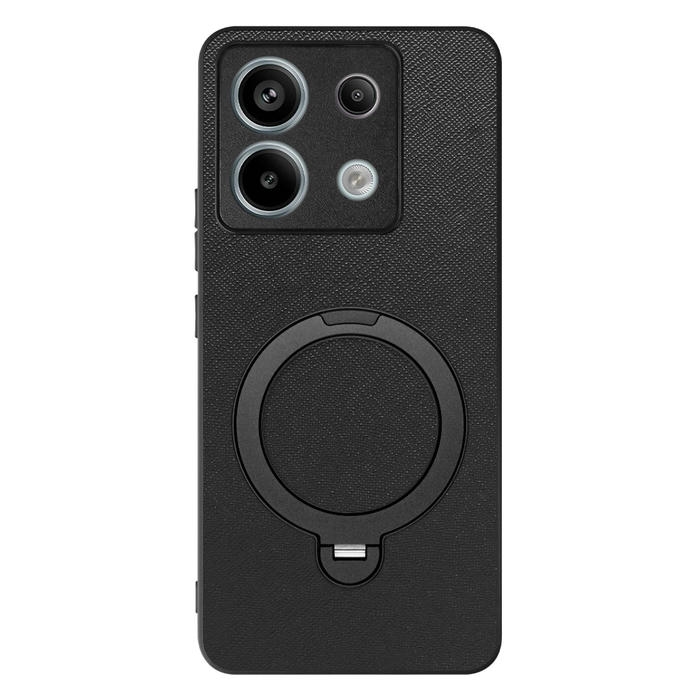 [ LOOF CASUAL MAG-RING Series ] Redmi Note 13 Pro 5G  スマホケース 背面 ケース カバー ハードケース マグネット内蔵の薄型多機能リング付 スタンド [ Redmi Note 13 Pro 5G ]
