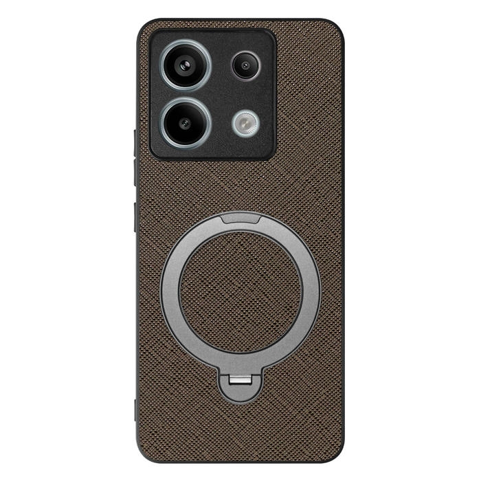 [ LOOF CASUAL MAG-RING Series ] Redmi Note 13 Pro 5G  スマホケース 背面 ケース カバー ハードケース マグネット内蔵の薄型多機能リング付 スタンド [ Redmi Note 13 Pro 5G ]