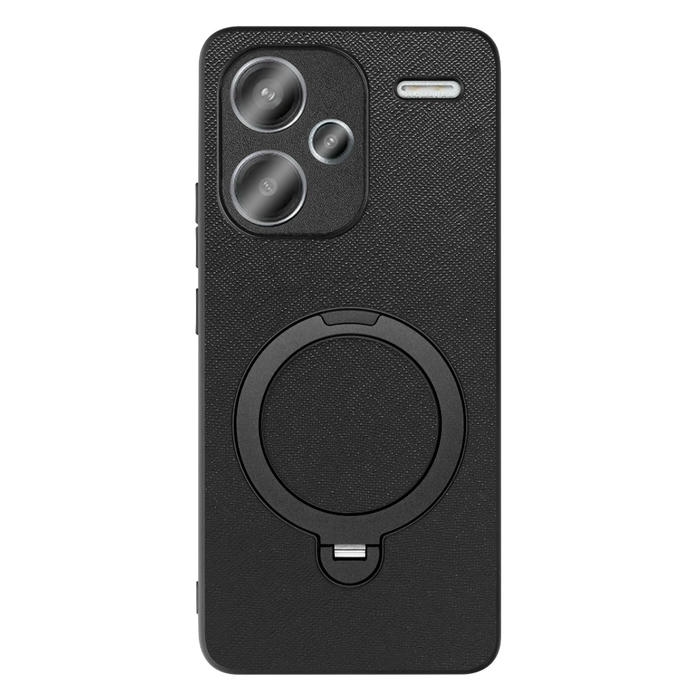 [ LOOF CASUAL MAG-RING Series ] Xiaomi Redmi Note 13 Pro+ 5G  スマホケース 背面 ケース カバー ハードケース マグネット内蔵の薄型多機能リング付 スタンド [ Redmi Note 13 Pro+ 5G ]