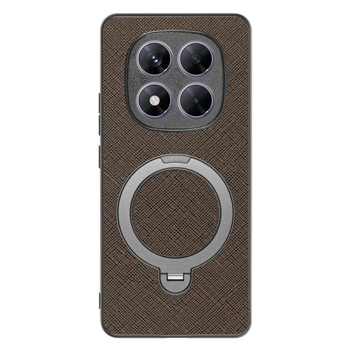 [ LOOF CASUAL MAG-RING Series ] Redmi Note 14 Pro 5G Xiaomi シャオミ スマホケース 背面 ケース カバー ハードケース マグネット内蔵の薄型多機能リング付 スタンド [ Redmi Note 14 Pro 5G ]